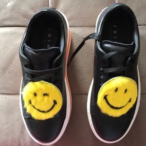 Joshua Sanders Smiley Platform Sneakers